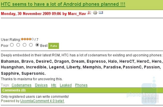 Would you buy an HTC Huangshan?