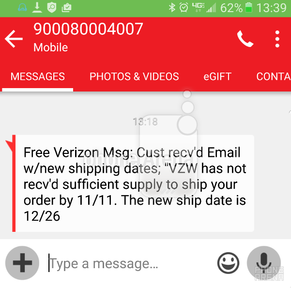 Verizon subscriber finds out that his 128GB Pixel XL isn;t arriving until after Christmas - 128GB Google Pixel XL shipments delayed until December 26th by Verizon