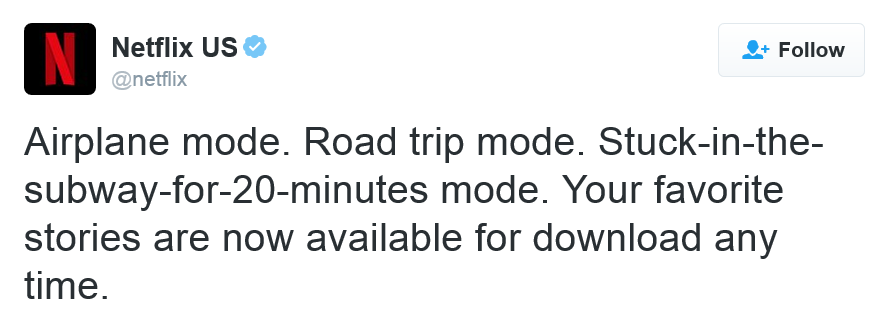 Starting today, certain Netflix videos can be viewed offline - Netflix now offers offline viewing of certain movies and shows