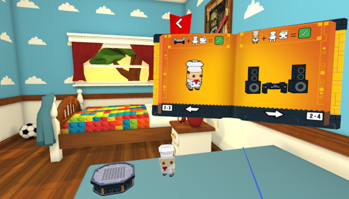 Play with virtual LEGOs in the Brickheadz app for Daydream VR