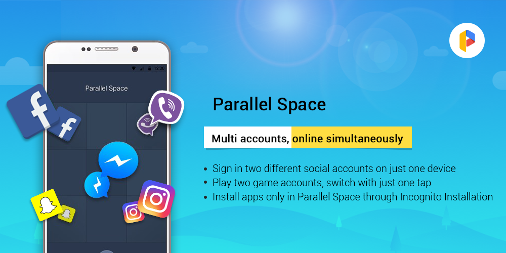 Spotlight: Parallel Space lets you run multiple accounts of one and the same app simultaneously