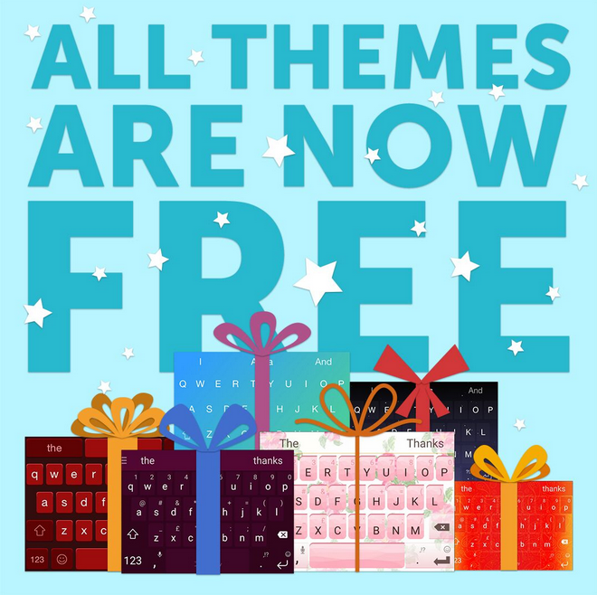 SwiftKey&#039;s customization themes are now free - SwiftKey offering all themes for free starting today; deal available to both iOS and Android users