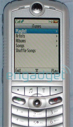 First pictures of the iTunes phone