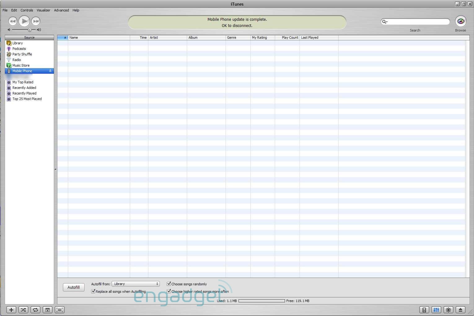 First pictures of the iTunes phone