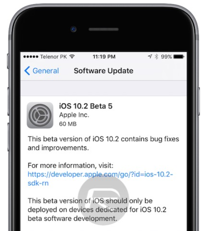 Apple rolls out iOS10.2 Beta 5 - Apple pushes out iOS 10.2 Beta 5