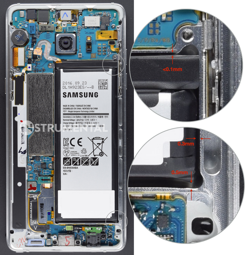The battery for the Samsung Galaxy Note 7 had very thin margins for safety - Report: Samsung's aggressive battery design led to the Galaxy Note 7 explosions