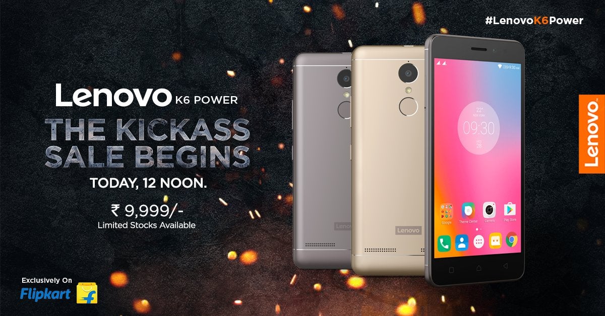 Lenovo's K6 Power is now available to purchase in India for under $150