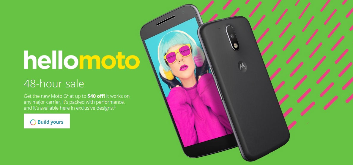 Deal: Unlocked Moto G4 now available for $40 off