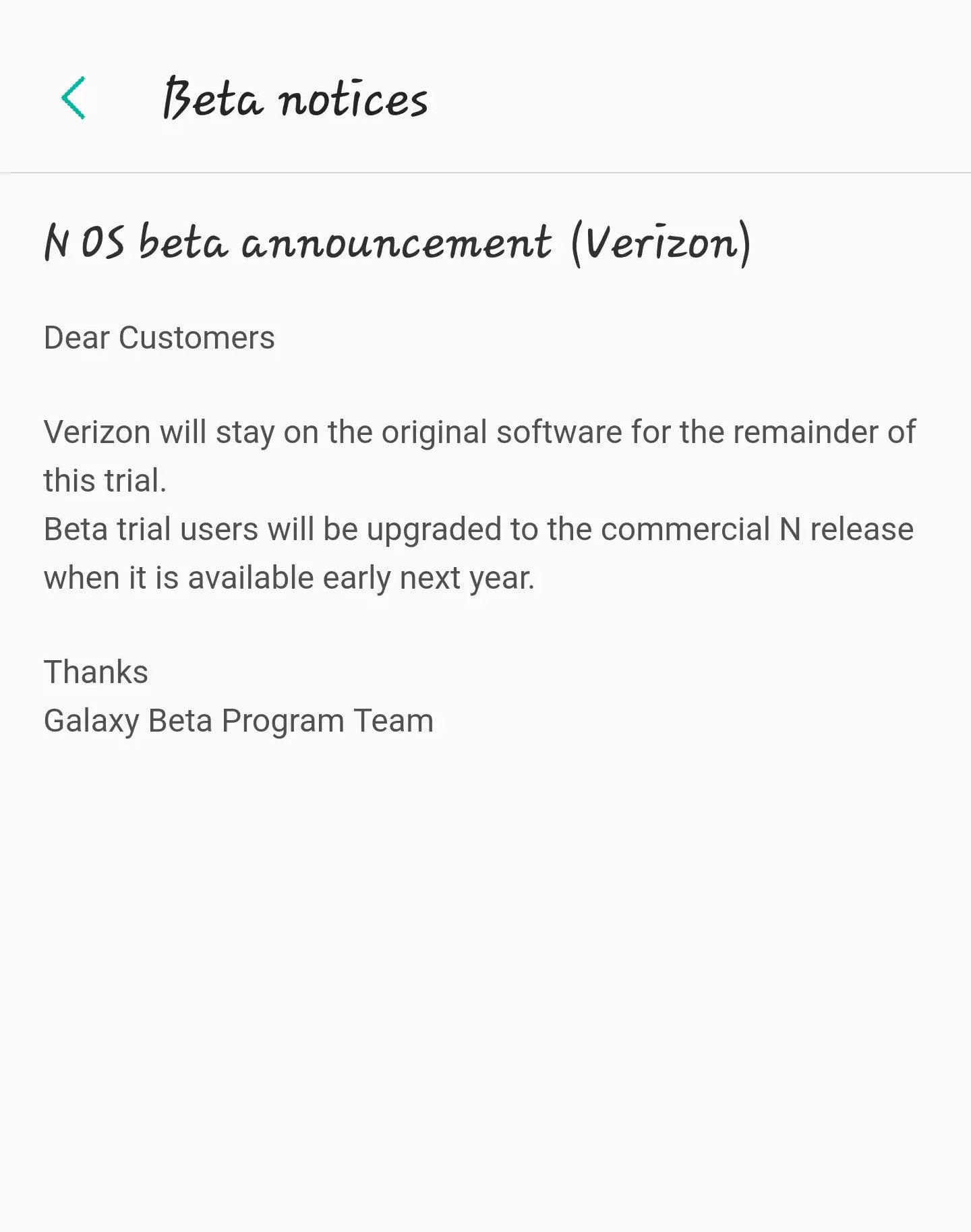 Verizon confirms Samsung Galaxy S7/S7 edge won&#039;t get Android Nougat until early 2017