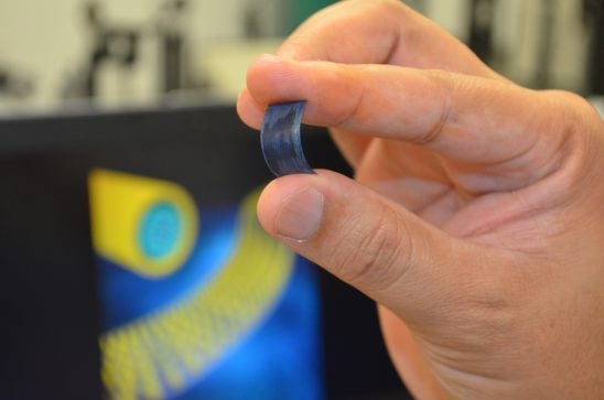 A supercapacitor developed at the University of Central Florida - Future smartphones may charge faster and last longer thanks to supercapacitor technology