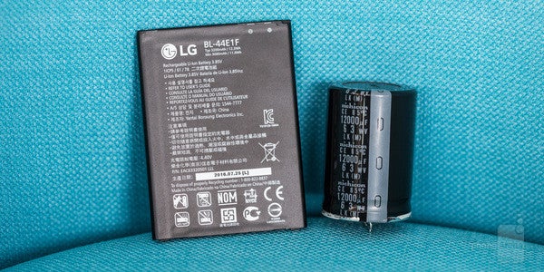 This particular battery cell (left) can store 1800 times more energy than the cap next to it - Future smartphones may charge faster and last longer thanks to supercapacitor technology