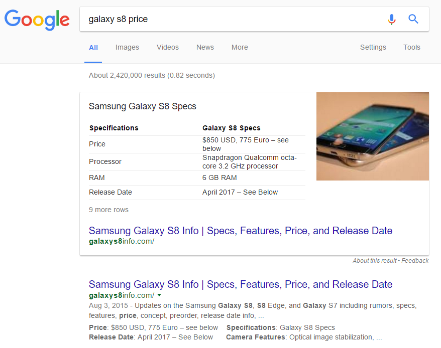 Google can't tell real from fake tech news, promotes fake Galaxy S8 and iPhone 8 news to top results