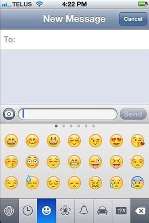 iOS 5 was the first iOS with Emoji Keyboard - Dummy guide to Emoji: History, Nature and Usage