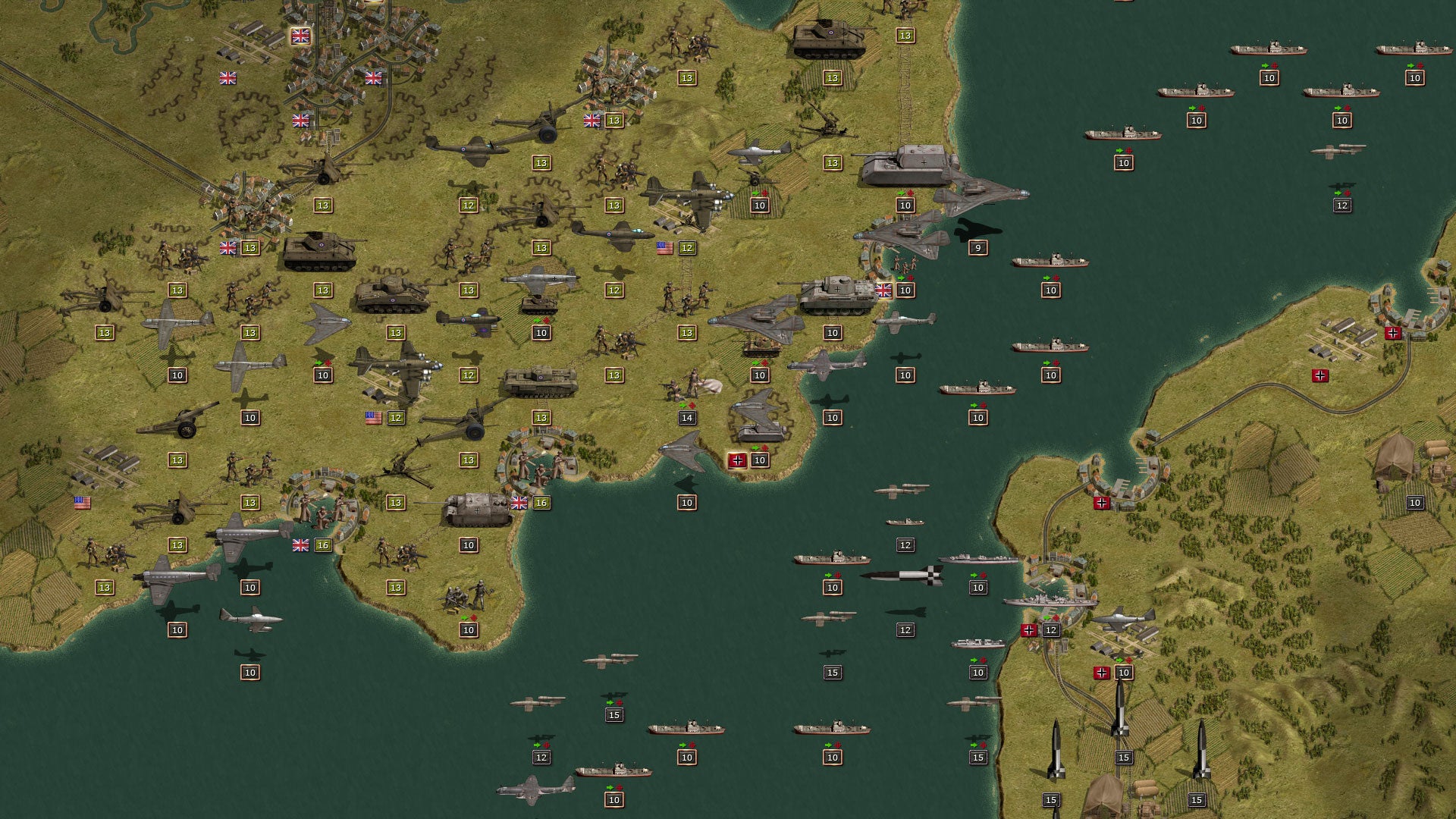 Военная карта игра. Panzer Corps Sea Lion. Пошаговая стратегия вторая мировая. Пошаговые стратегии по 2 мировой.