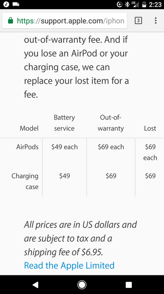 Apple will sell you a replacement AirPod for $69 - Lose an AirPod? Don&#039;t panic! Apple will replace it for $69