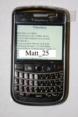 UPDATED:Photos leak of Sprint branded BlackBerry Essex/Tour2