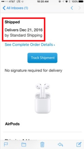 Orders for the Apple AirPods are now shipping - Apple AirPods now in transit, heading to customers who pre-ordered the wireless earphones