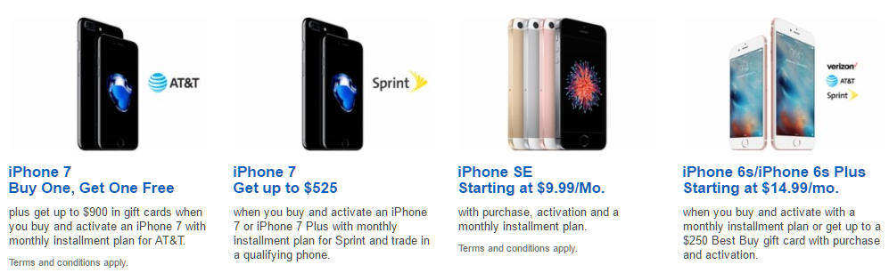 Best Buy meets AT&T’s free iPhone 7 deal, and raises it up to $900 in gift cards