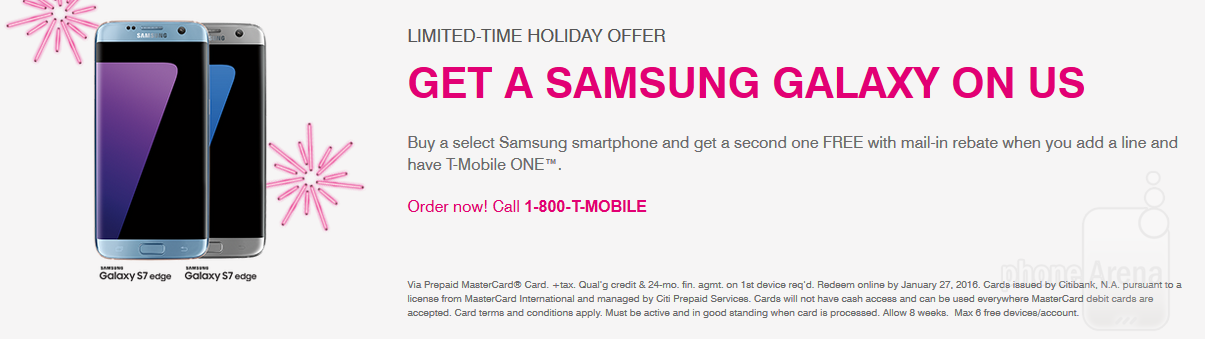 T-Mobile has alst-minute BOGO on various Samsung handsets - T-Mobile has last minute BOGO deal on models including the Samsung Galaxy S7 and Galaxy S7 edge