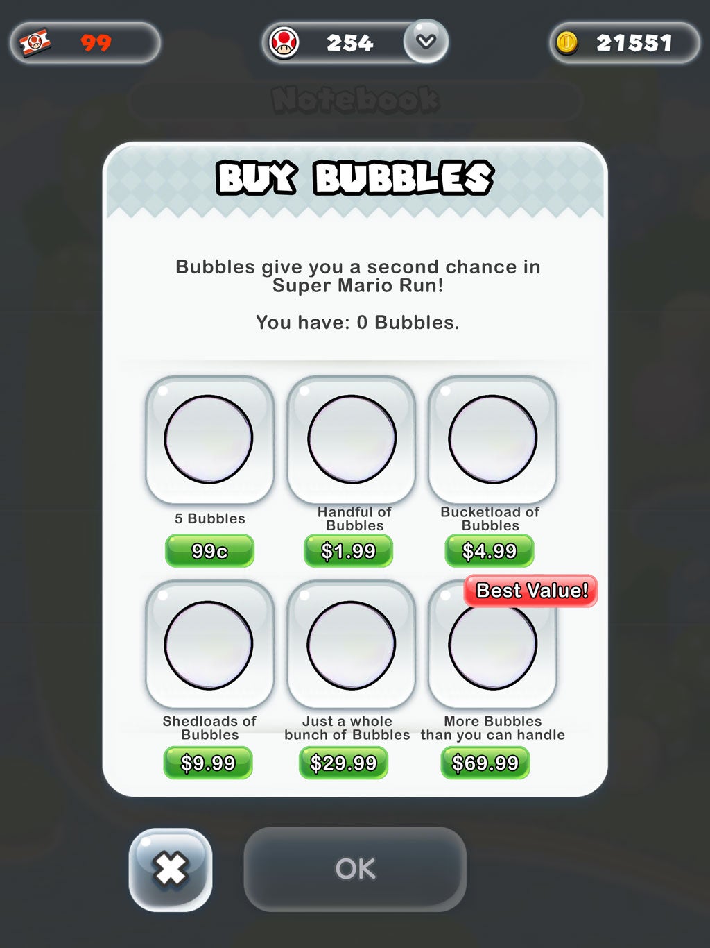 What Super Mario Run with microstransactions&amp;nbsp;would look like. - Why Super Mario Run was a flop and we should&#039;ve seen it coming