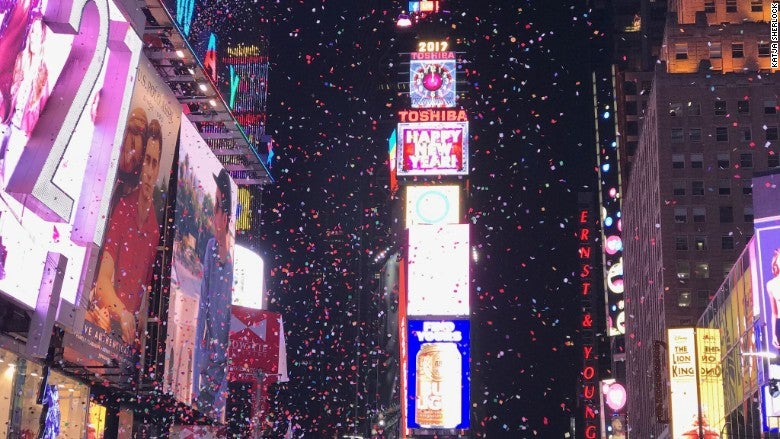 New Year's Eve celebrations through the lens of an iPhone 7