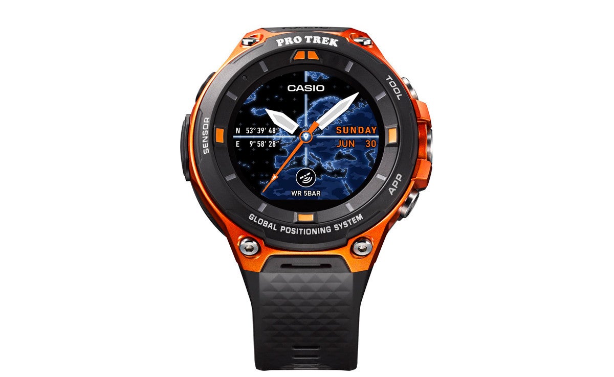 Casio pro hot sale trek android