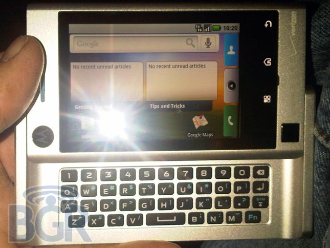 Motorola Calgary caught in silver skin?