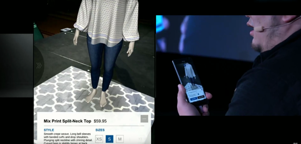 Google Tango is partnering with GAP so you can virtually try on clothes before you buy