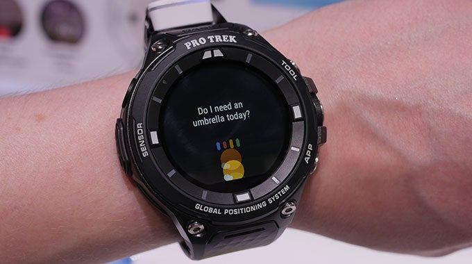 Hands-on with the GPS-enabled Casio Pro Trek Android Wear 2.0 smartwatch