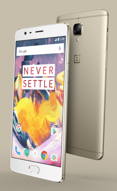 You can now buy the OnePlus 3T in soft gold