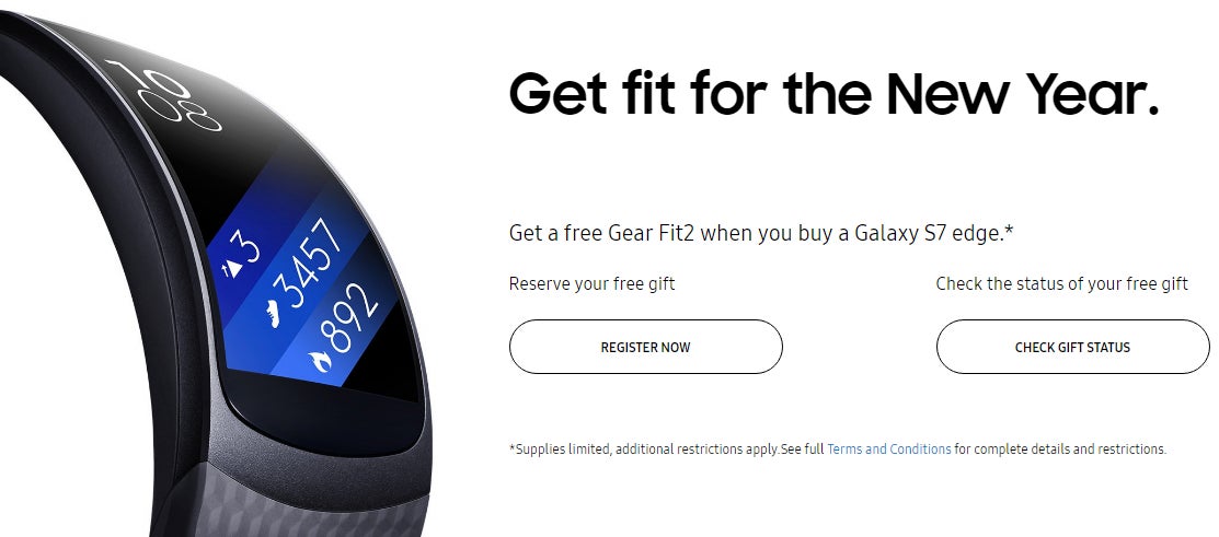 New Year deal: Samsung Galaxy S7 edge comes with a free Gear Fit 2