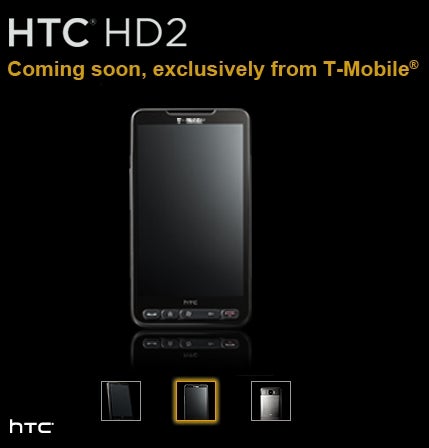 T-Mobile officially getting the HTC HD2