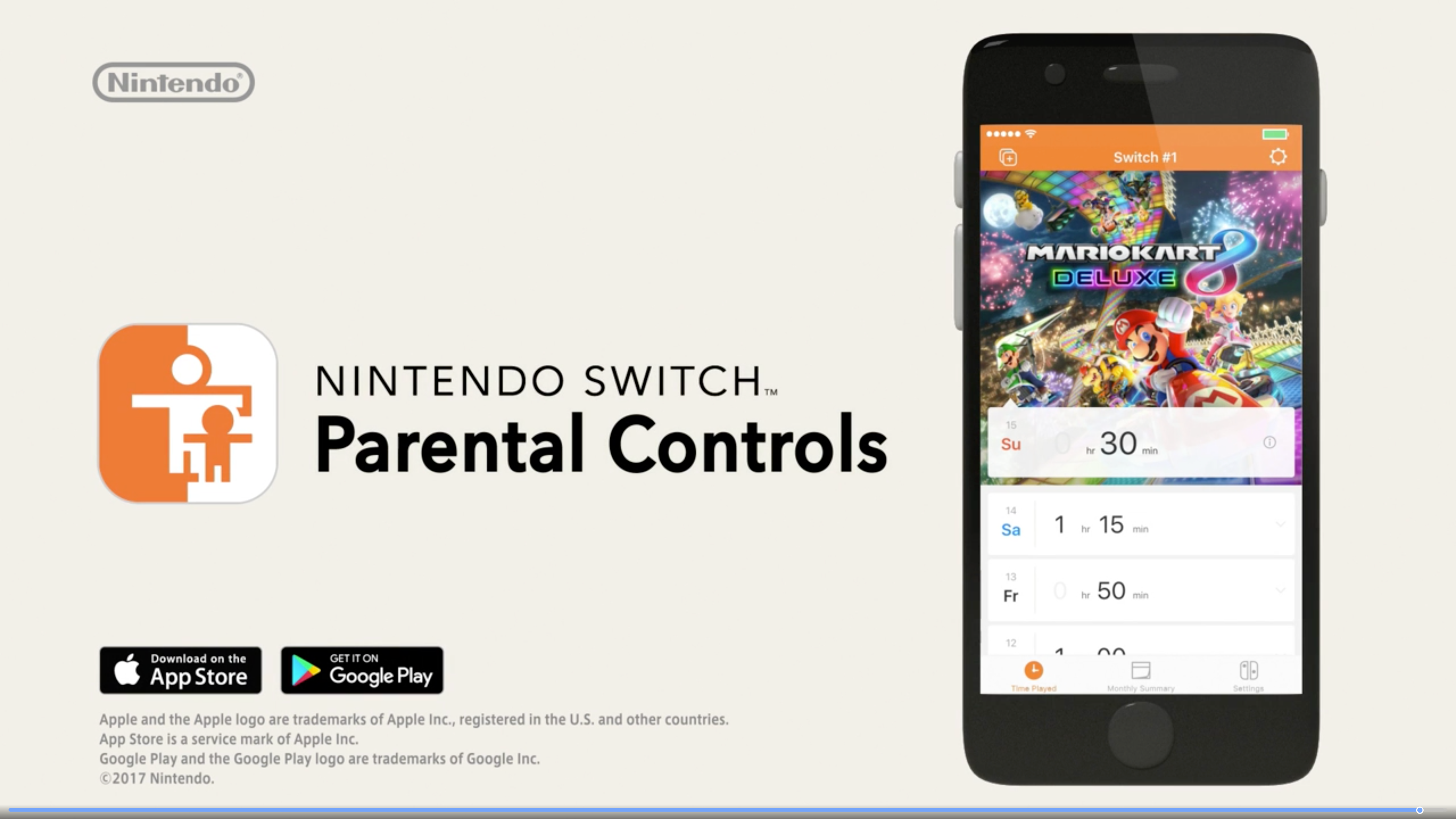 Nintendo's new Switch gaming console will allow for remote parental controls via a smartphone app