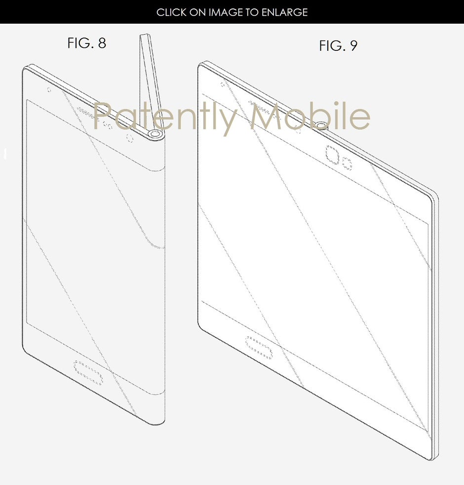 Samsung patent depicts how a 5" fold-out Galaxy X would turn into a 7" tablet
