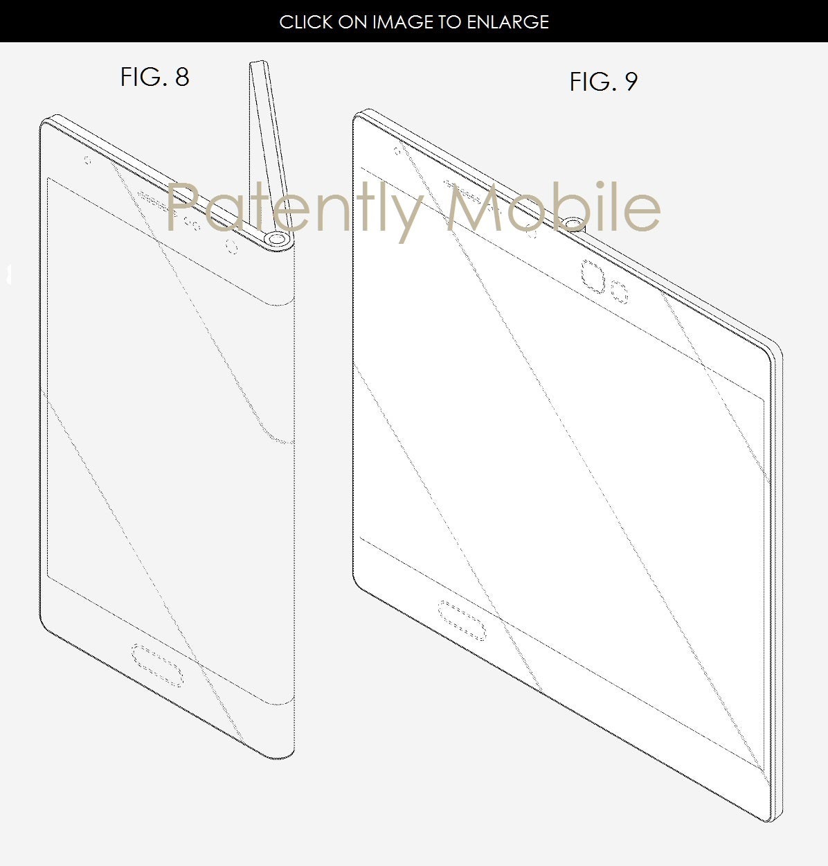 Samsung patent depicts how a 5" fold-out Galaxy X would turn into a 7" tablet