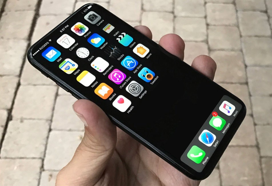 A mock-up of what the iPhone 8 may end up looking like - iPhone 8 to include a rear-facing Touch ID sensor