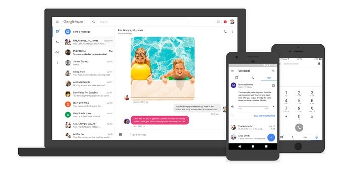 Google Voice gets updated with new UI and new apps