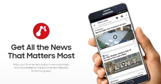Popular breaking news app News Republic gets ‘Made for Samsung’ version with exclusive features