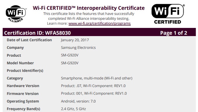 Android 7.0 Nougat for the Samsung Galaxy S6 is well within range.. - Samsung Galaxy S6's Android 7.0 Nougat update certified ahead of roll-out