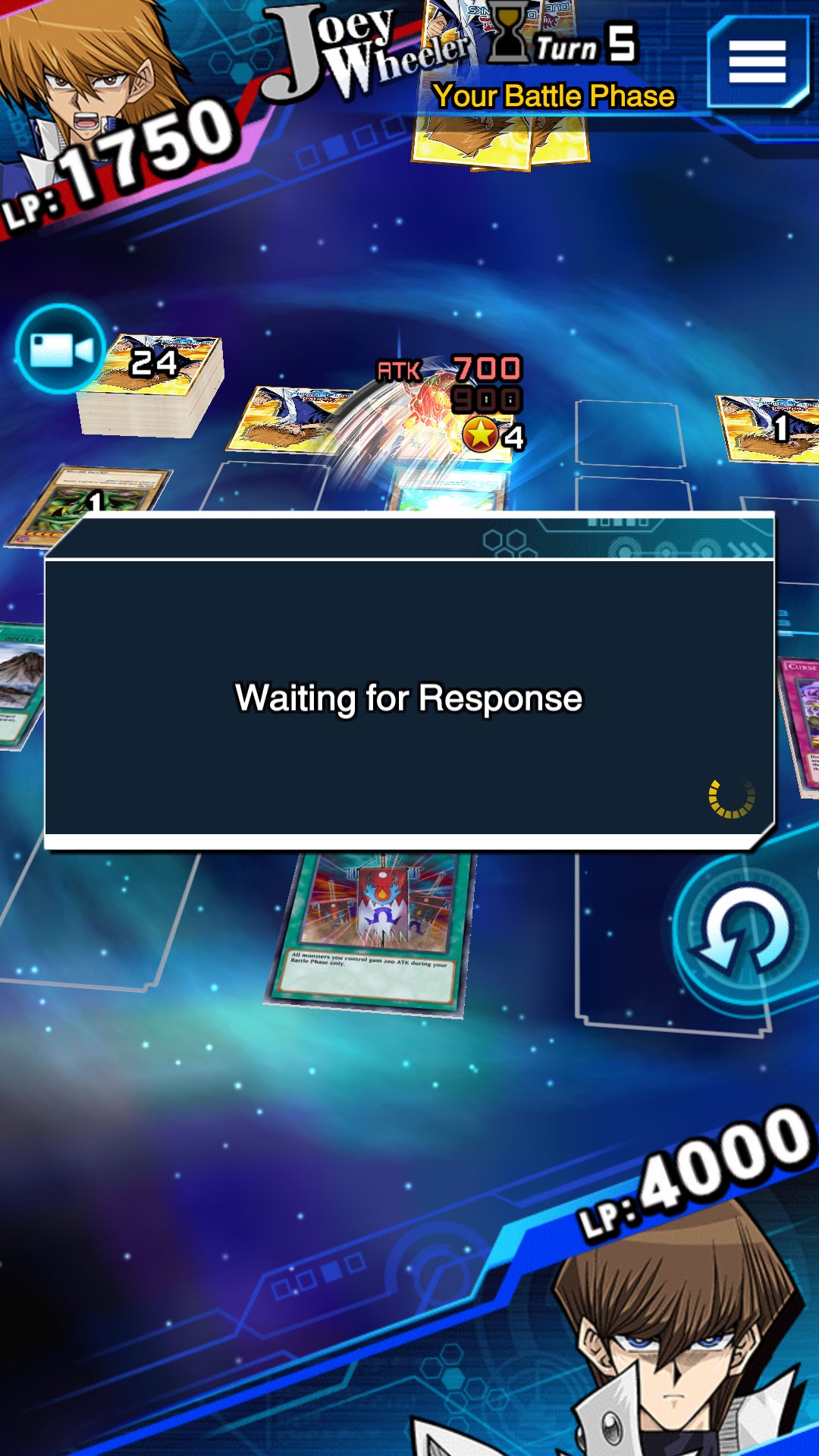 When an opponent quits, you're forced to 'Wait for Response' until you're given the win - Yu-Gi-Oh! Duel Links Review: A mobile reimagination of the classic TCG