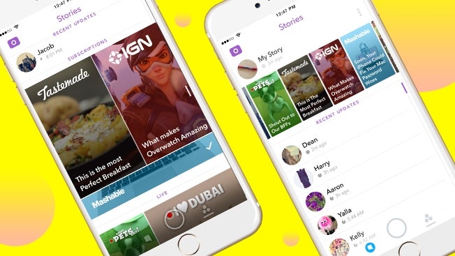 Snapchat on iOS receives design and functionality update