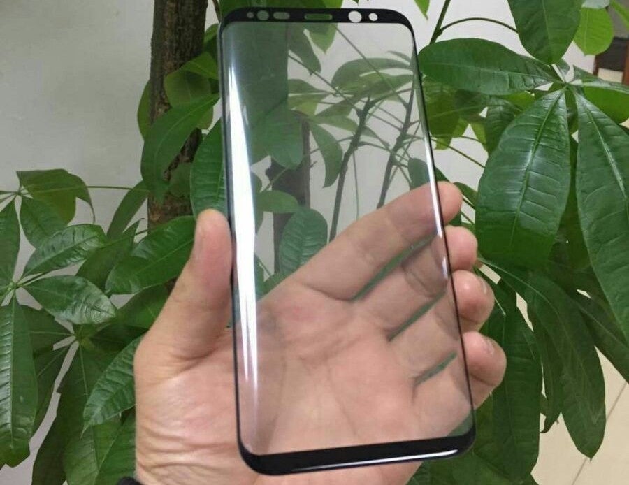 Samsung Galaxy S8 front glass plate - Samsung Galaxy S8 to feature bezel-less design, “infinity display,” iris scanner, more