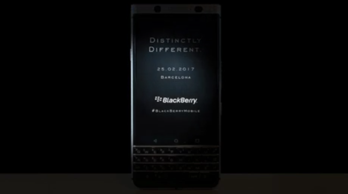 BlackBerry Mercury teaser for MWC - BlackBerry shares quick look of the BlackBerry Mercury with MWC teaser