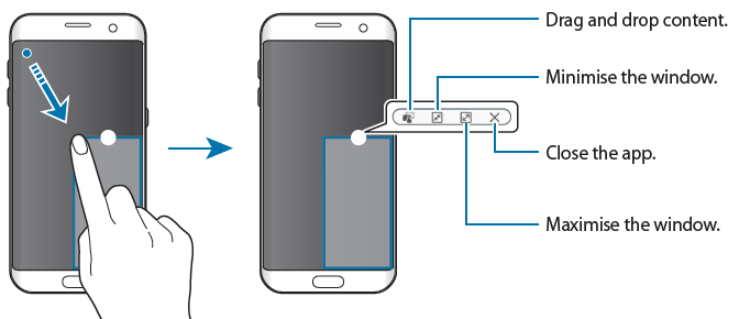 Pop-up view launch on Marshmallow - How to use Pop-up View mode on the S7 or S7 edge with the Nougat update