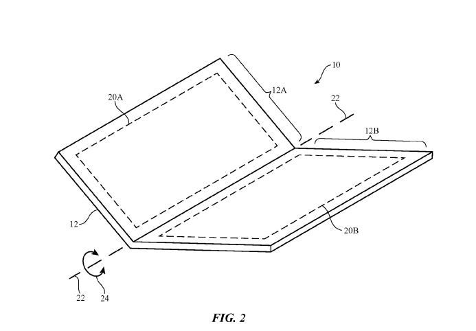 An Apple patent for a foldable or bendable portable device - Japan Display, a company that makes components for the iPhone, just announced a flexible LCD screen
