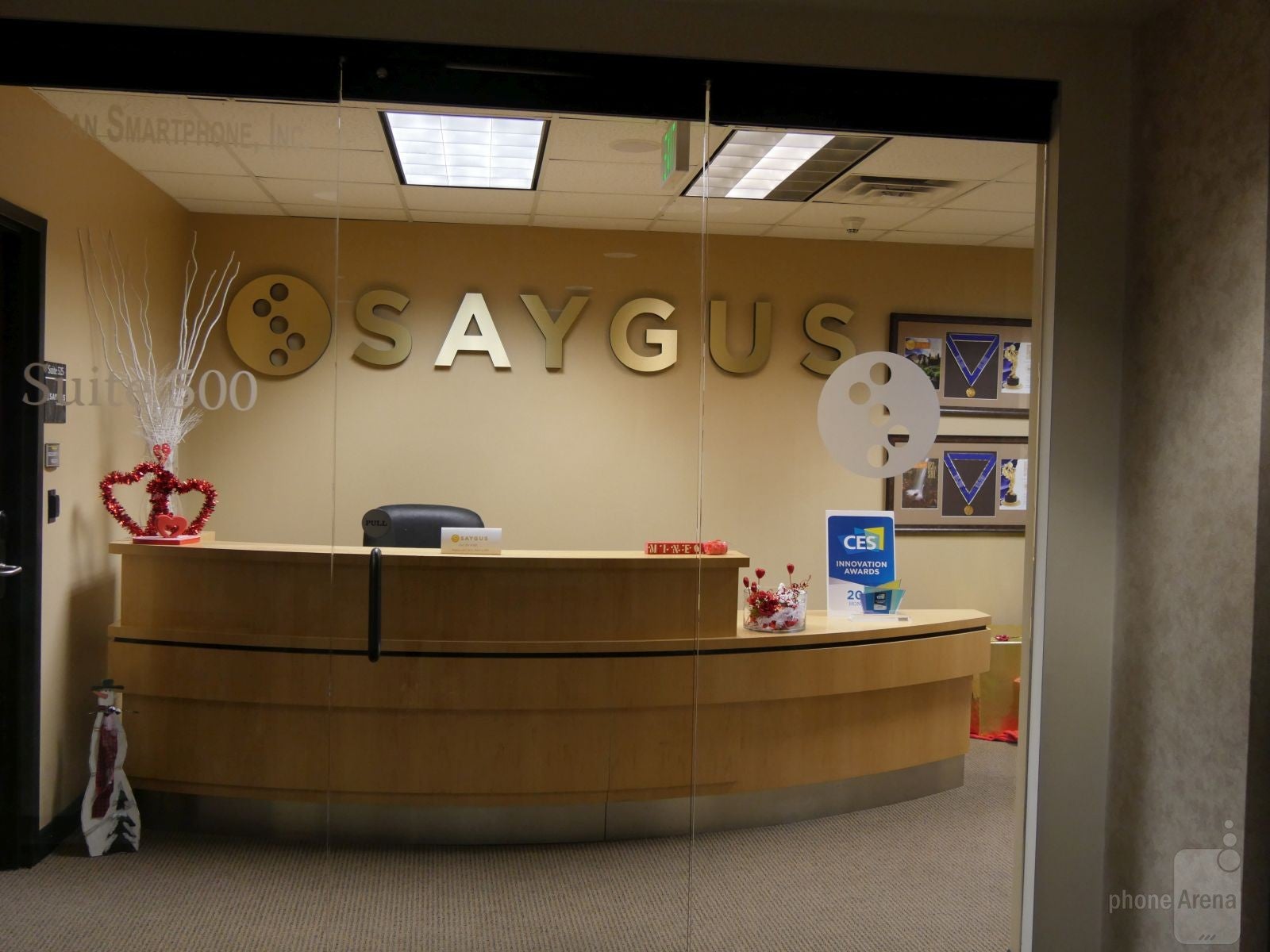After lunch and the middle of the work week, an empty receptionist desk greeted me. Was Saygus open for business? Yes, although a beehive of activity, the offices were not. - Remember Saygus? We got an exclusive sit-down with founder and CEO Chad Sayers