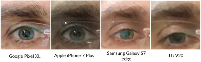 Google Pixel XL vs iPhone 7 Plus vs Galaxy S7 edge vs LG V20 selfie shootout: here&#039;s how they compare