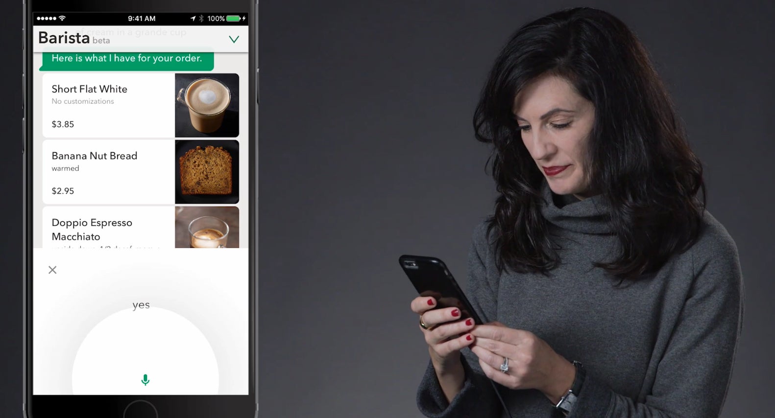 Starbucks announces voice ordering capabilities for its iOS and Android apps