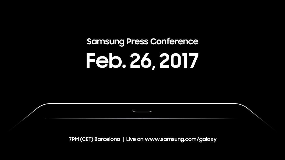Samsung teases tablet announcement for MWC 2017, Galaxy Tab S3 to be unveiled on February 26