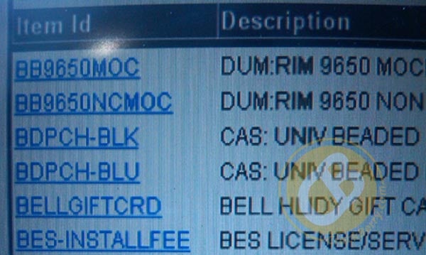 RIM BlackBerry Tour 2 9650 found in Verizon&#039;s system